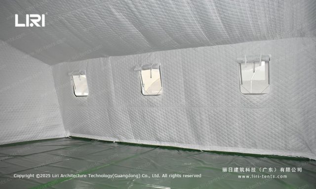 铝合金折叠框架帐篷保温棉图