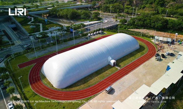 气膜运动馆侧面图