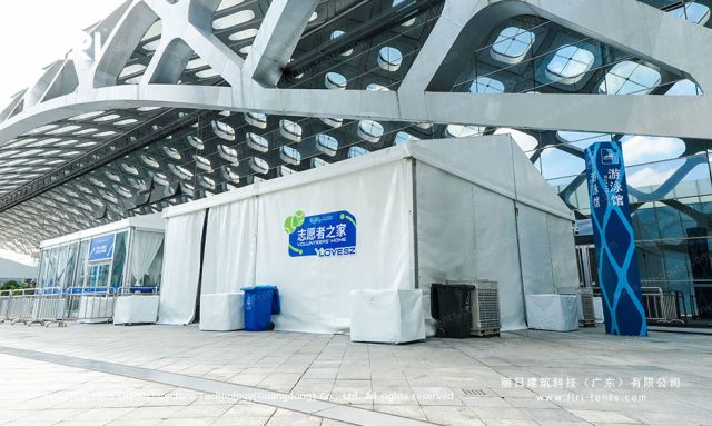 中网活动赛事帐篷侧面图