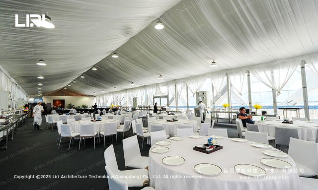 中网活动赛事帐篷内景图