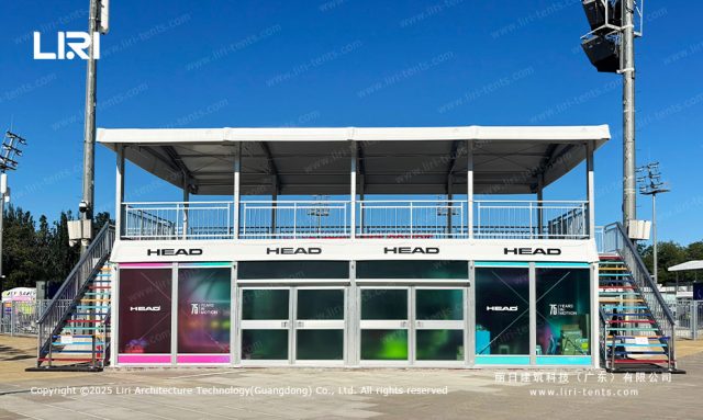 中网活动赛事帐篷正面图