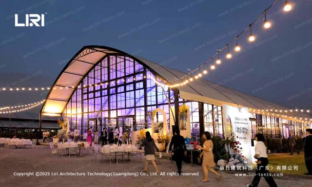 宴会橘园篷房现场