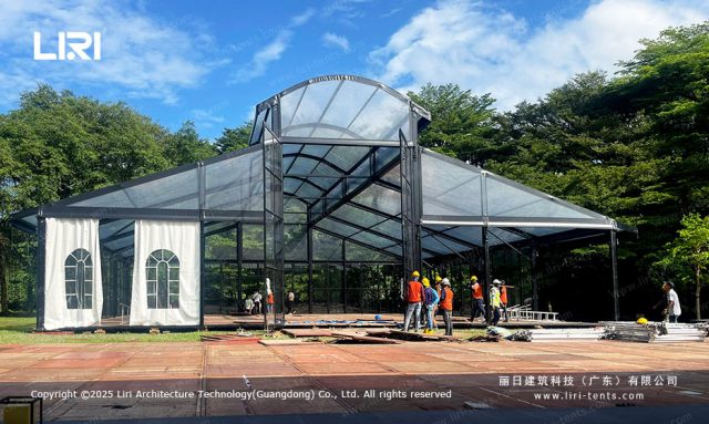 透明橘园篷房现场