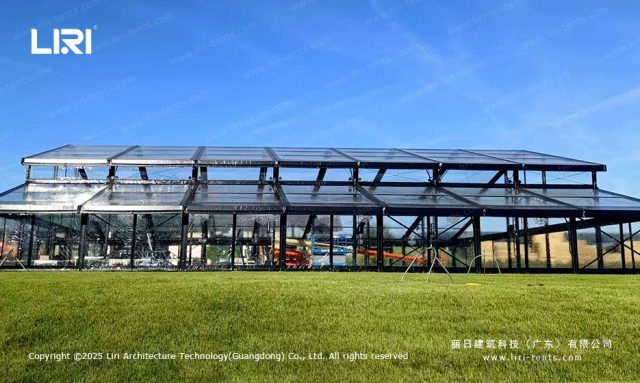 黑色橘园篷房现场